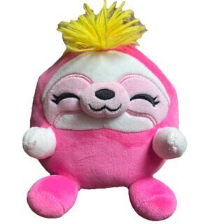 Zuru Snackles 5.5-inch pink sloth plush